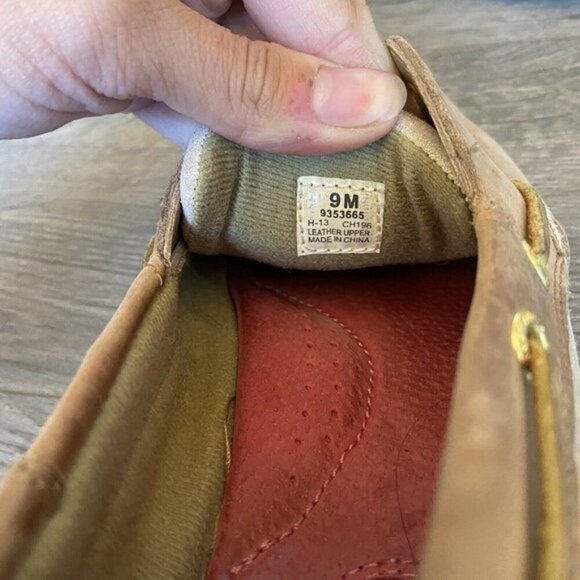 Sperry top sider womens size 9 gold and tan - Picture 4 of 10